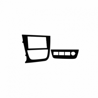 Moldura FIAMON 7 Pol - Volkswagen Gol/Saveiro/Voyage G5 - Preto