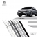 Friso Lateral Facão New Civic TOP MIX - Prata Platinum