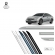 Friso Lateral Facão New Civic 2017/2021 TOP MIX - Prata Platinum