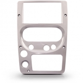 Moldura EXPEX 1Din/2Din - MP5 - Troller 2004/2014 - Prata - EPX494 (AP1344)