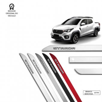 Friso Lateral Facão Strada Cabine Dupla Alto Relevo TOP MIX