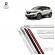 Friso Lateral Facão Captur TOP MIX - Marfim