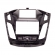 Moldura EXPEX 2Din - Focus 2014/2017 - Preto - EPX419