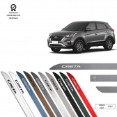 Friso Lateral Facão Creta TOP MIX - Cinza Silk