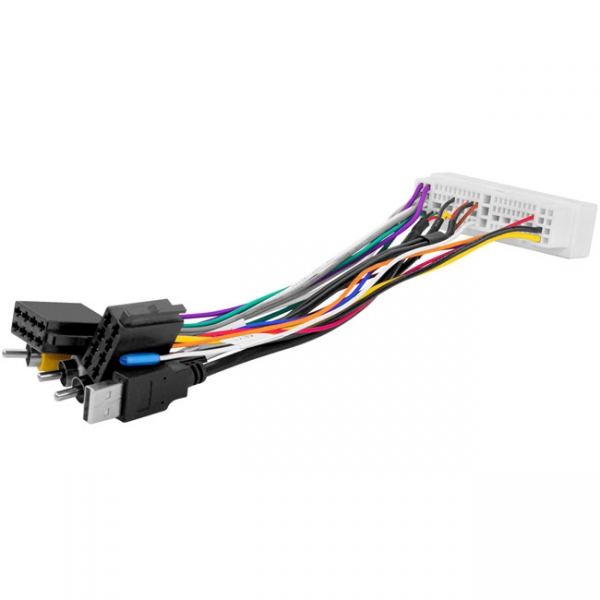 Chicote Ligação EXPEX Creta 2017 com ISO/RCA/USB - EXC 041