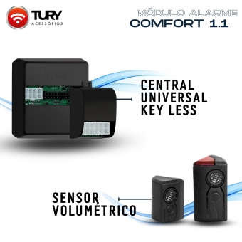 Modulo de Alarme Keyless TURY Universal