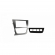 Moldura FIAMON 7 Pol - Volksagen Gol/Saveiro/Voyage G5 - Prata - 4284