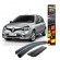 Calha de Chuva defletor Clio Hatch/Sedan 2000/2015 - 4 Portas - TG POLI