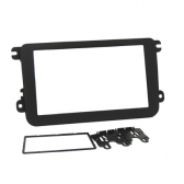 Moldura FIAMON 7 Pol - Volksagen Jetta/Amarok/Fusca/Tiguan/Gol/Saveiro/Passat/Variant - Preto - 2359