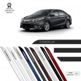 Friso Lateral Facão Corolla 2015/2022 TOP MIX - Cinza Galático