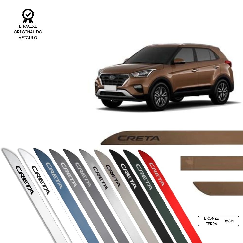 Friso Lateral Facão Creta TOP MIX - Bronze Terra