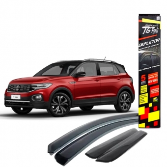 Calha de Chuva Inteiriça T-Cross 2019/2023 - 4 Portas - TG POLI