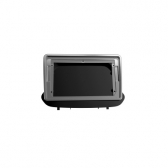 Moldura FIAMON 9 Pol - Chevrolet GM Onix 2021 - Preto Fosco c/ Friso Prata - 4252