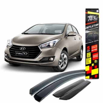 Calha de Chuva Inteiriça HB20 Hatch 2013/2019 - 4 Portas - TG POLI