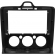 Moldura EXPEX 9 Pol - Ford Focus 2009/2013 - Prata - EPX9FD006