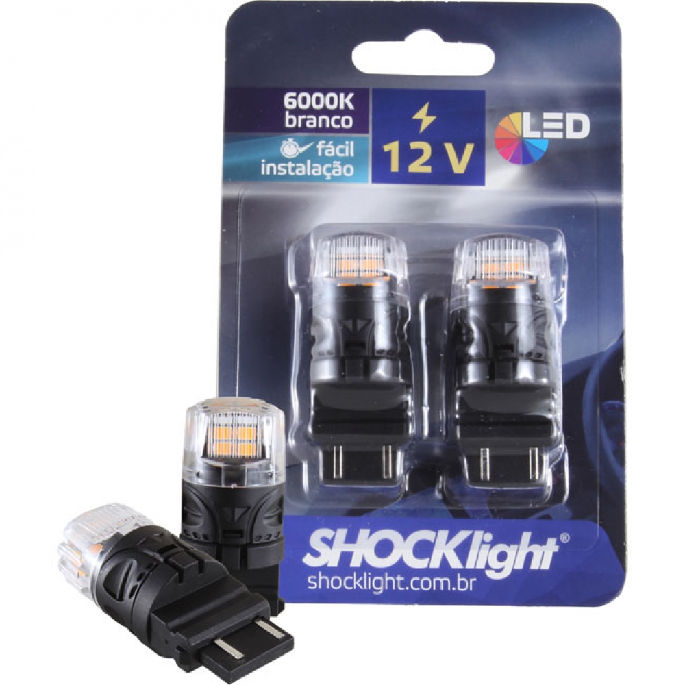 Par Led T25 - 16 Leds - 2835/4216 2 Polos - Laranja - SLL-123157LR