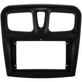 Moldura EXPEX 9 Pol - Renault Sandero/Logan 2015/2021 - Preto - EPX9RN007