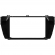 Moldura EXPEX 1Din/2Din - Corolla 2015/2017 - Black Piano - EPX TO-566 (AP1360)