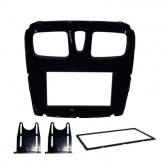 Moldura FIAMON 7 Pol - Renault Sandero/Logan 2014/2020 - Black Piano - 3324