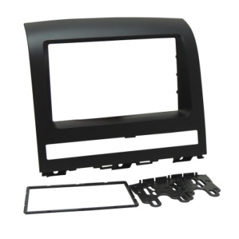 Moldura FIAMON 7 Pol - Fiat Palio/Strada/Idea/Siena 2008/2012 - Preto