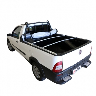 Capota Strada Cabine Simples 1998/2013 c/Estepe c/Grade s/Gancho - Flash Force - FLASH COVER