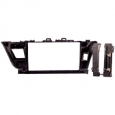 Moldura EXPEX 10 Pol - Toyota Corolla GLI 2014/2017 - Black Piano c/ Acabamento Prata - EPX10TO002