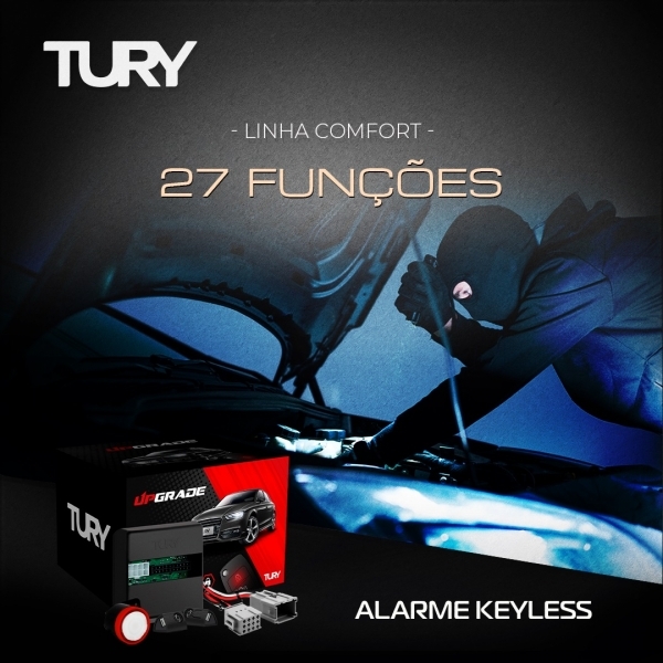 Modulo de Alarme Keyless TURY HILUX/SW4 2016/2022 - Comfort 1.1 D