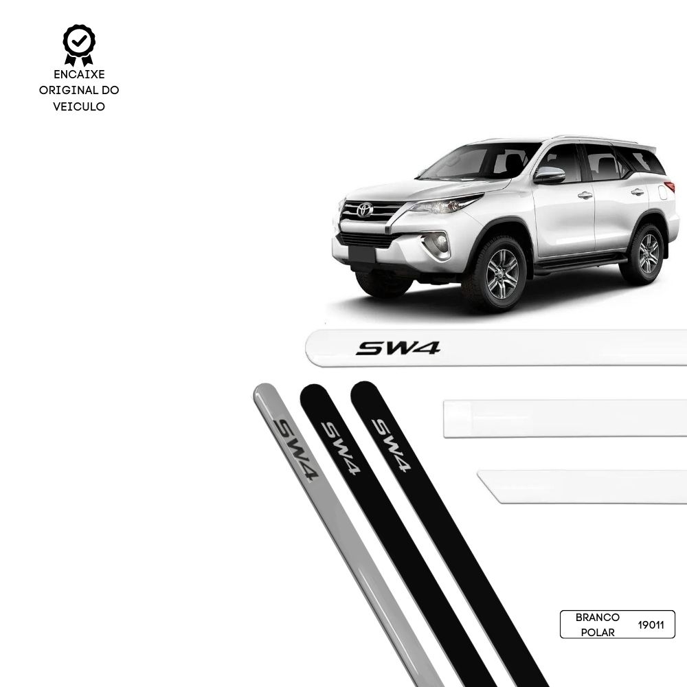 Friso Lateral Redondo SW4 TOP MIX - Branco Polar