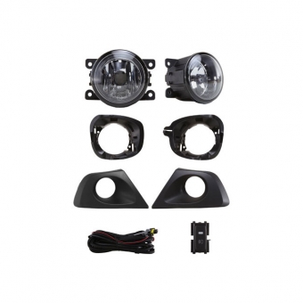 Kit Farol Milha Duster 2015/2021 com Moldura Preta Shocklight