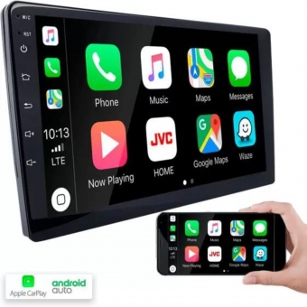 Central Multimídia 9 Pol H-Tech Android c/ Espelhamento e Carplay