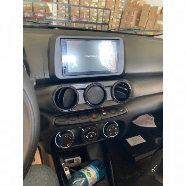 Moldura FIAMON 7 Pol - MP5 - Fiat Argo/Cronos 2017/2021 - Black Piano - 4083