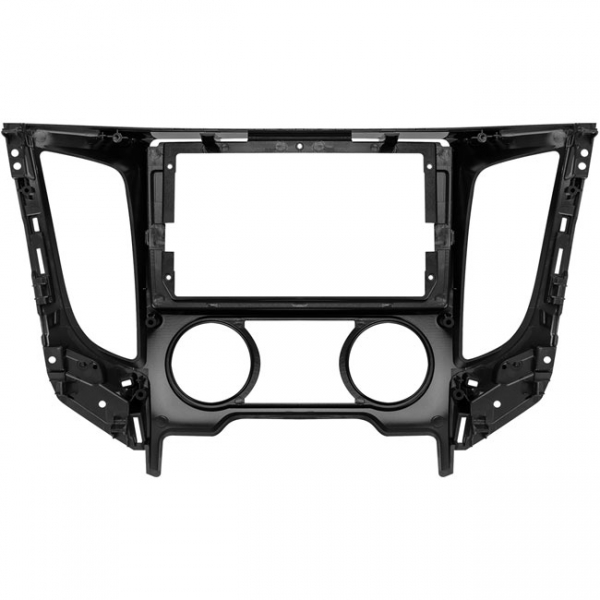 Moldura EXPEX 9 Pol - Mitsubishi L200/Triton 2016/2022 - Ar Analógico - Black Piano - EPX9MT006