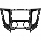 Moldura EXPEX 9 Pol - Mitsubishi L200/Triton 2016/2022 - Ar Analógico - Black Piano - EPX9MT006