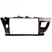 Moldura EXPEX 10 Pol - Toyota Corolla GLI 2014/2017 - Black Piano c/ Acabamento Prata - EPX10TO002
