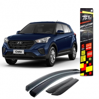 Calha de Chuva defletor Creta 2017/2021 - 4 portas - TG POLI