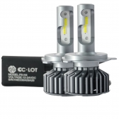 HEADLIGHT LED CC-LOT H4 6500K 30W 6800LM R8 - YXF-LC3-H4