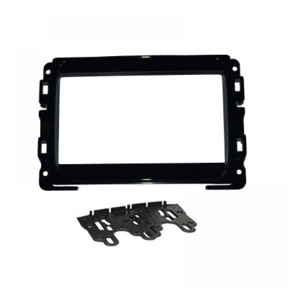 Moldura FIAMON 7 Pol - Fiat Toro/Mobi/Uno 2015/2021 - Black Piano - 3303