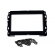 Moldura FIAMON 7 Pol - Fiat Toro/Mobi/Uno 2015/2021 - Black Piano - 3303