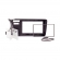 Moldura EXPEX 2Din - City 2015/2021 - Black Piano - EPX328
