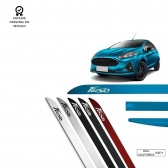 Friso Lateral Facão New Fiesta TOP MIX - Azul California
