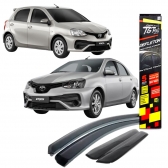 Calha de Chuva Defletor Etios Sedan/Hatch 2012/2021 - 4 Portas - TG POLI