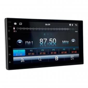 Central Multimídia 7 Pol H-Tech c/ Android Espelhamento BT/GPS/USB