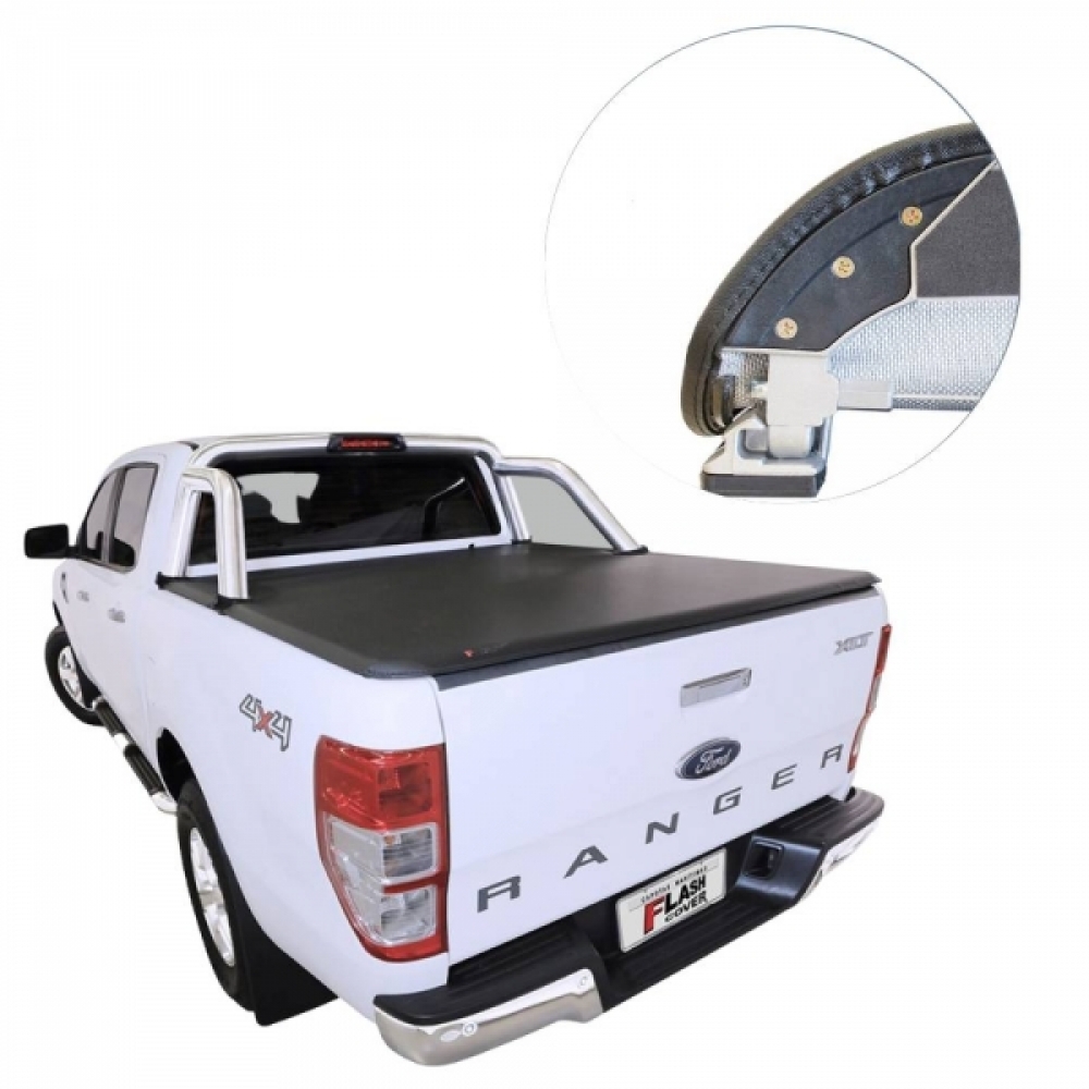 Capota Ranger XLT Cabine Dupla 2012/2020 c/Santo Antônio - Flash Roller - FLASH COVER