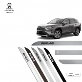 Friso Lateral Facão RAV4 TOP MIX - Cinza Granito