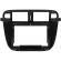 Moldura EXPEX 9 Pol - Honda Civic 1996/2000 - Ar Digital - Preto Fosco - EPX9HO015
