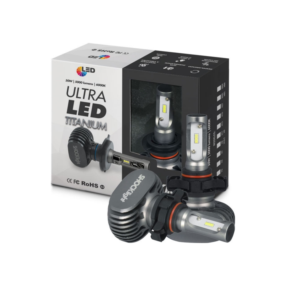 ULTRALED TITANIUM H16 6000K 12V 50W 5000LM - SLL-60016