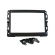 Moldura FIAMON 7 Pol - Fiat Toro/Mobi/Uno 2015/2021 - Preto - 4005