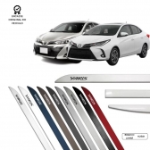 Friso Lateral Yaris Hatch/Sedan TOP MIX - Branco Pérola