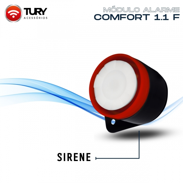 Modulo de Alarme Keyless TURY March/Versa 2011/2020 - Comfort 1.1 F