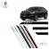 Friso Lateral Facão HR-V 2023 Alto Relevo TOP MIX - Preto Cristal